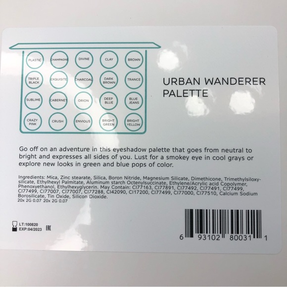 😍 NWT Urban Wanderer All-In-One Palette by OFRA😍 - Picture 8 of 9